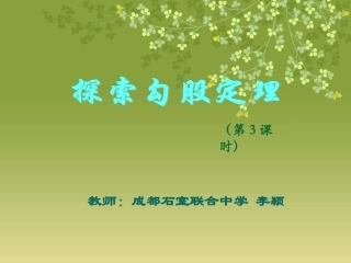 探索勾股定理（三）演示文稿