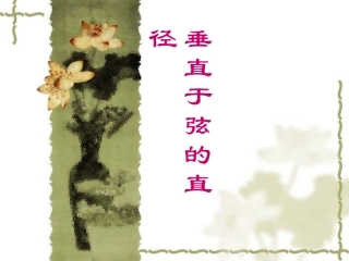 垂径定理 (2)