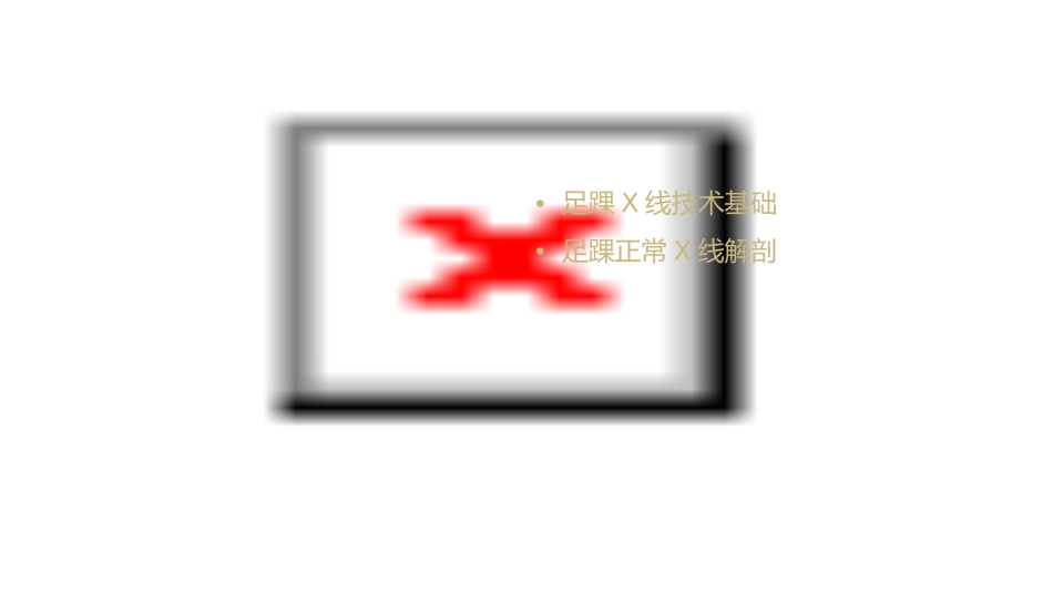 四肢X线技术之足踝课件_第2页