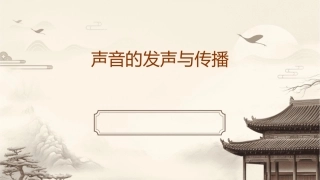 声音的发声传播苗山课件