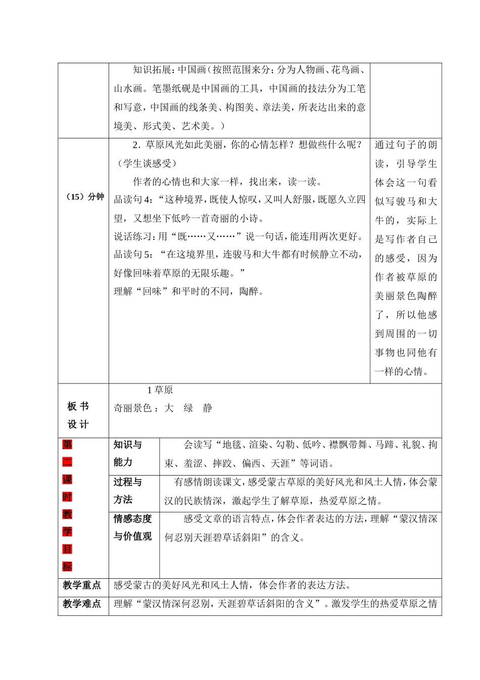 五下语文教案_第3页