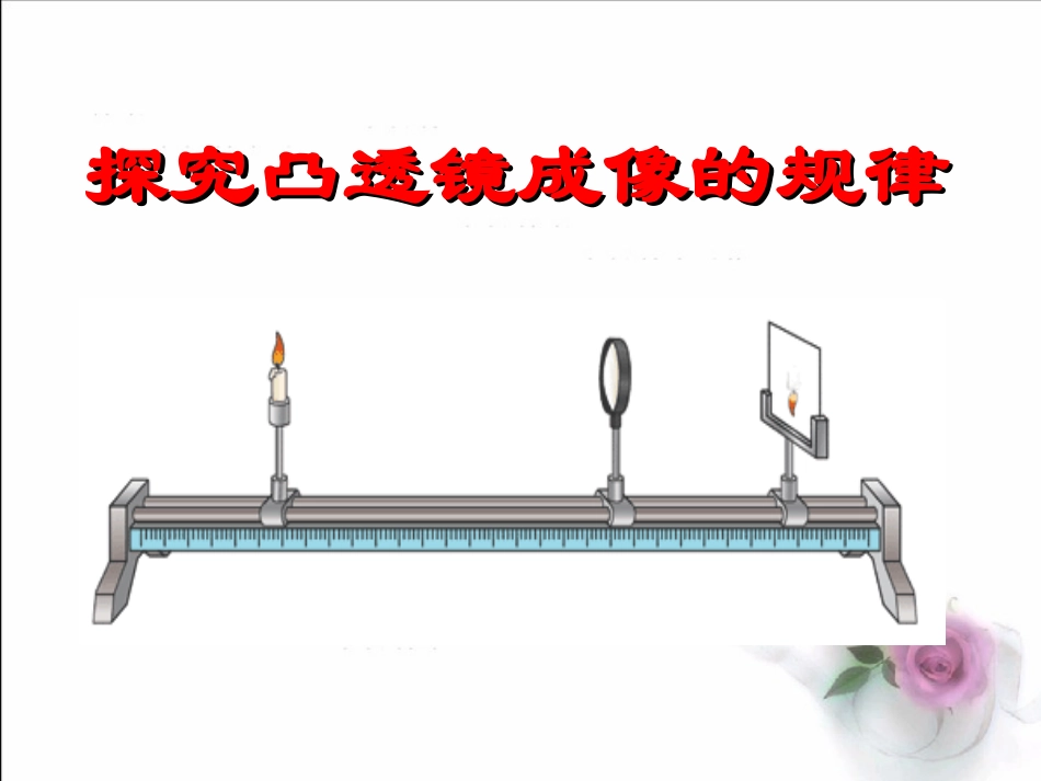 探究凸透镜成像规律》教学课件_第1页