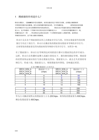 华为C网优化答辩全程问题收集2008