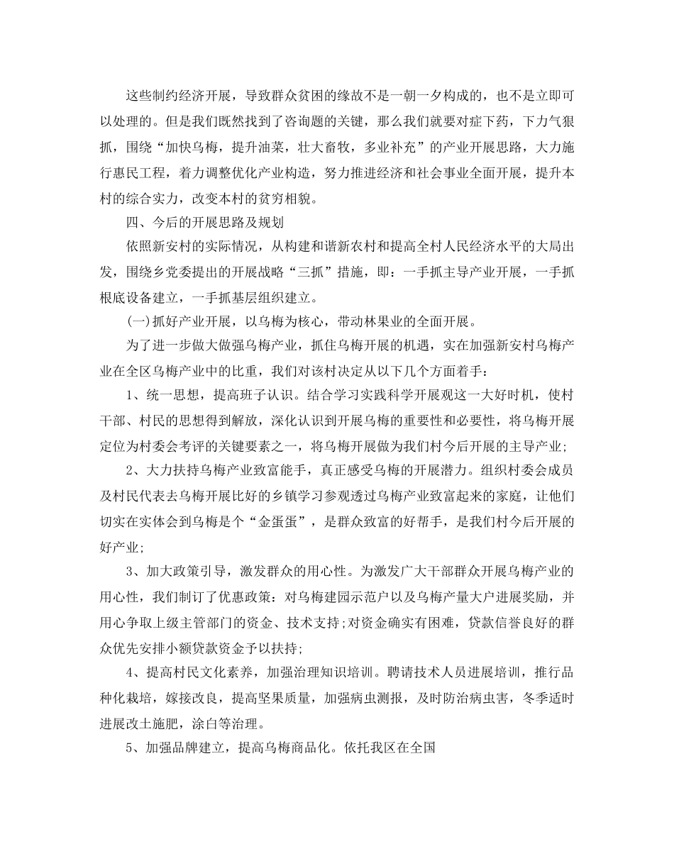 农村产业发展参考计划 _第3页