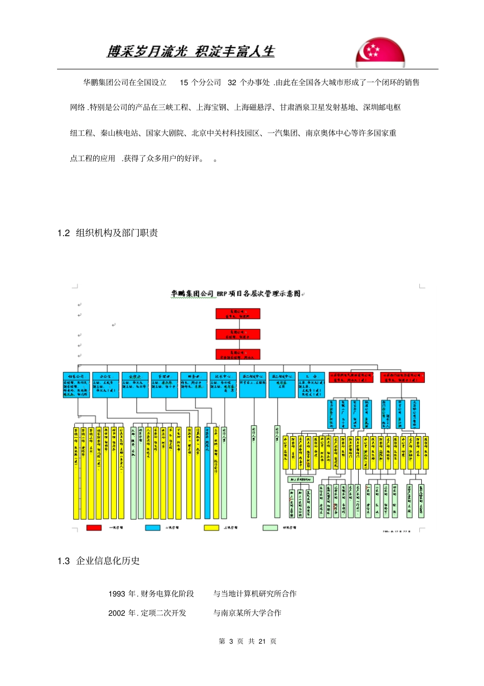 华鹏集团ERP信息化建设总结_第3页