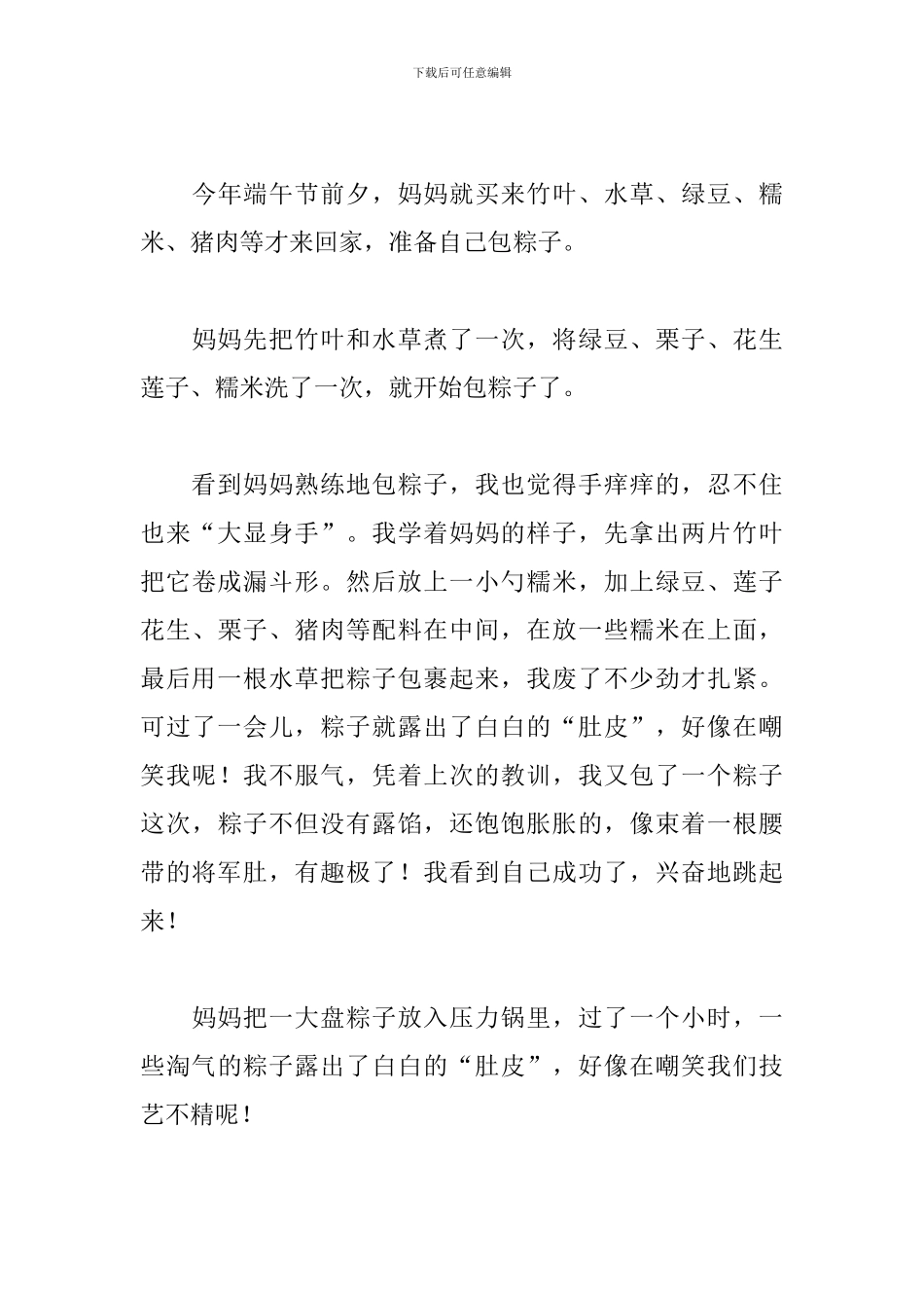 描写端午节见闻的作文400字_第3页