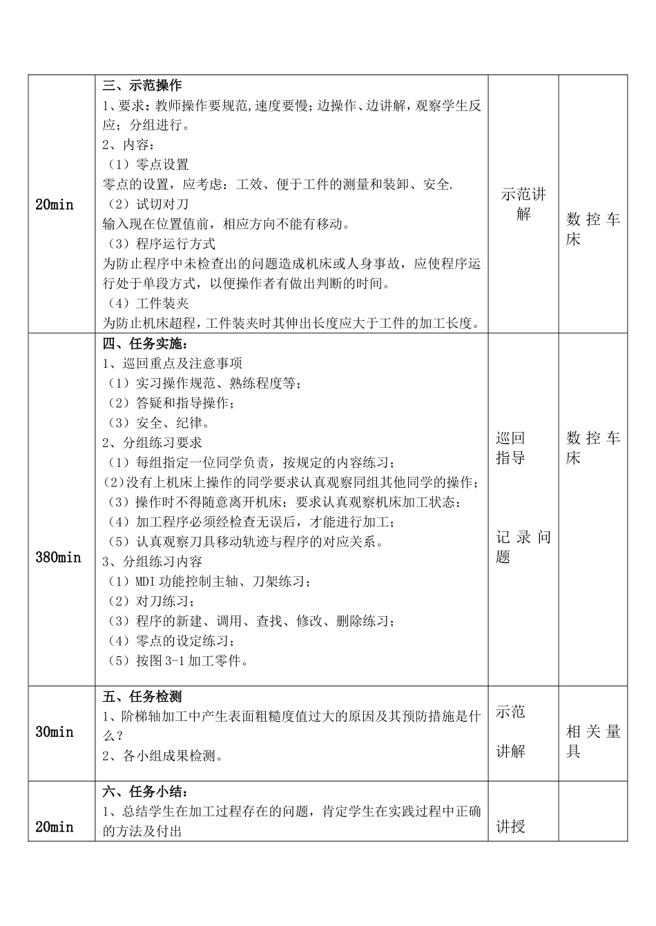 专题3阶梯轴加工技术教案_第3页