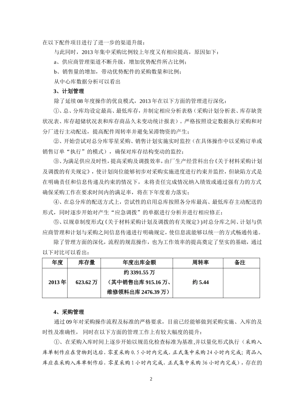 配件管理工作总结_第2页