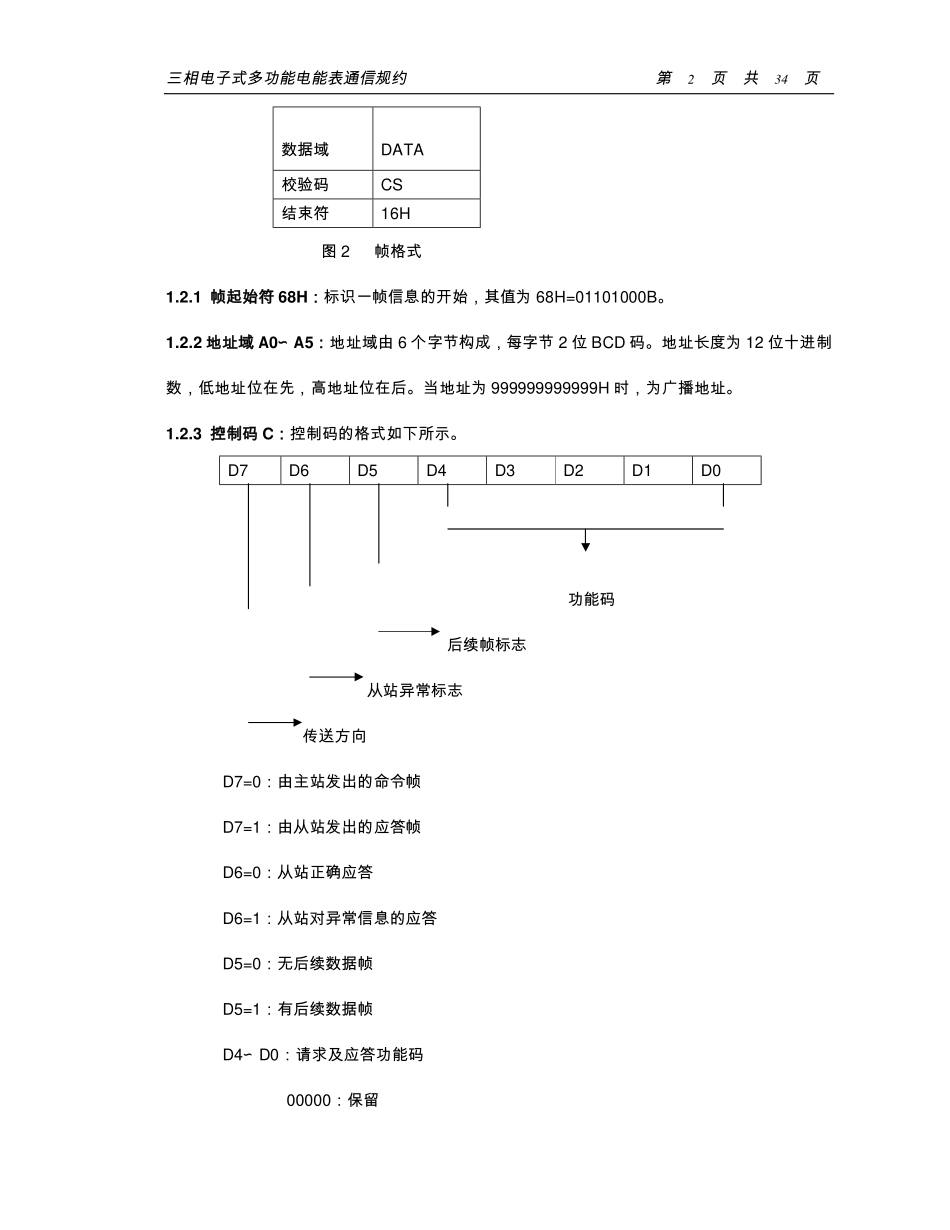 Dl645-1997通讯协议_第2页