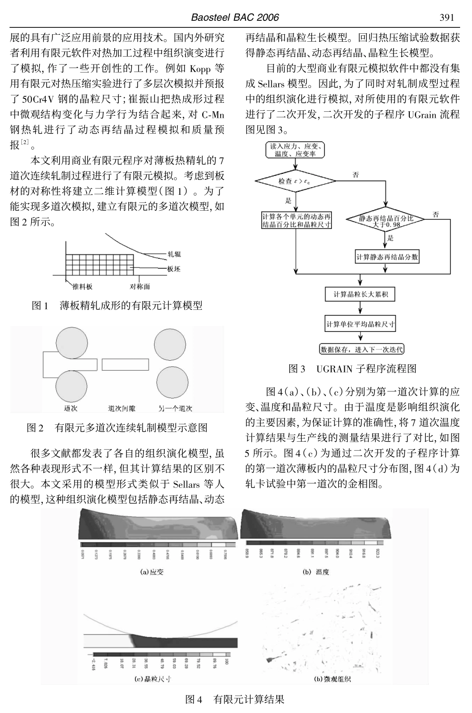 板材热精轧微观组织演化模拟及力学性能预报_第2页