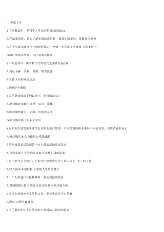 2015年继续教育考试答案