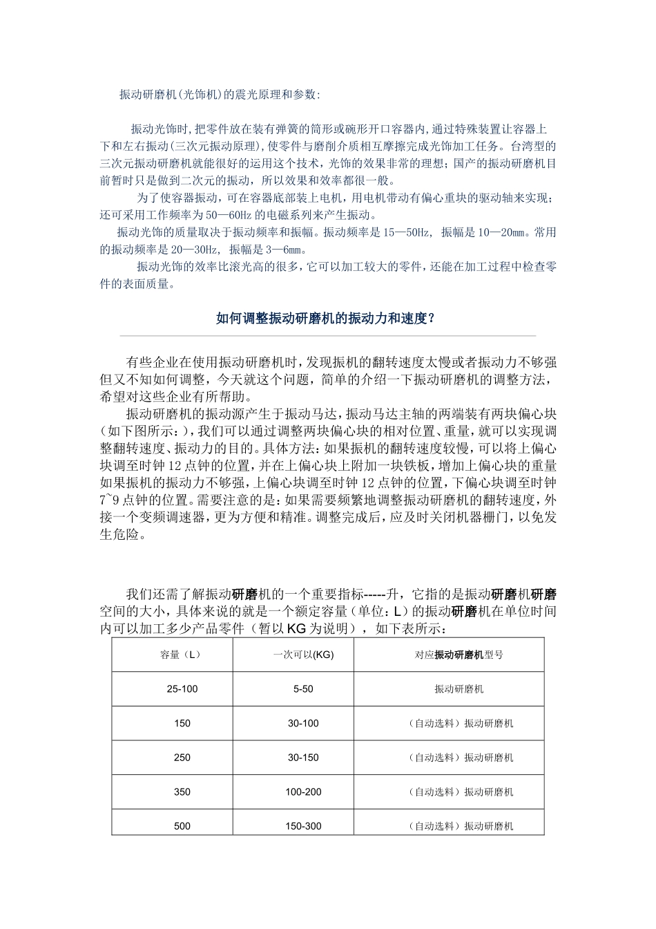 振动研磨机(光饰机)的震光原理_第1页