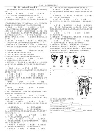 代谢与平衡 课时练习