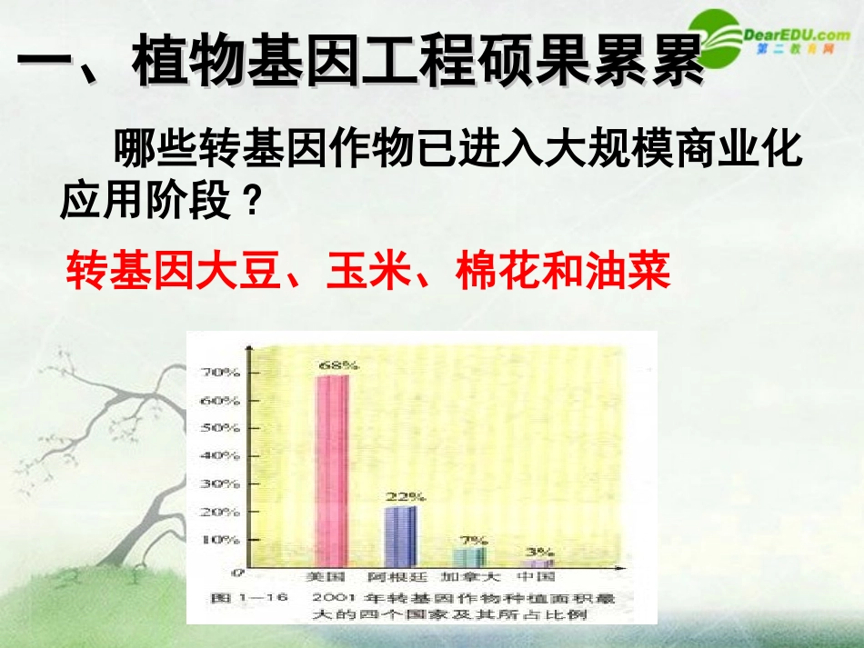 高中生物《基因工程的应用》_第2页