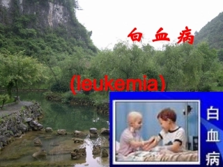 白血病治疗及护理评估