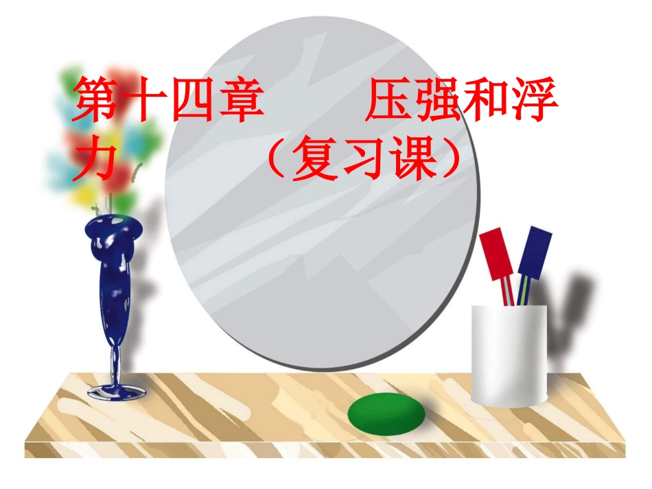 压强和浮力复习_第1页