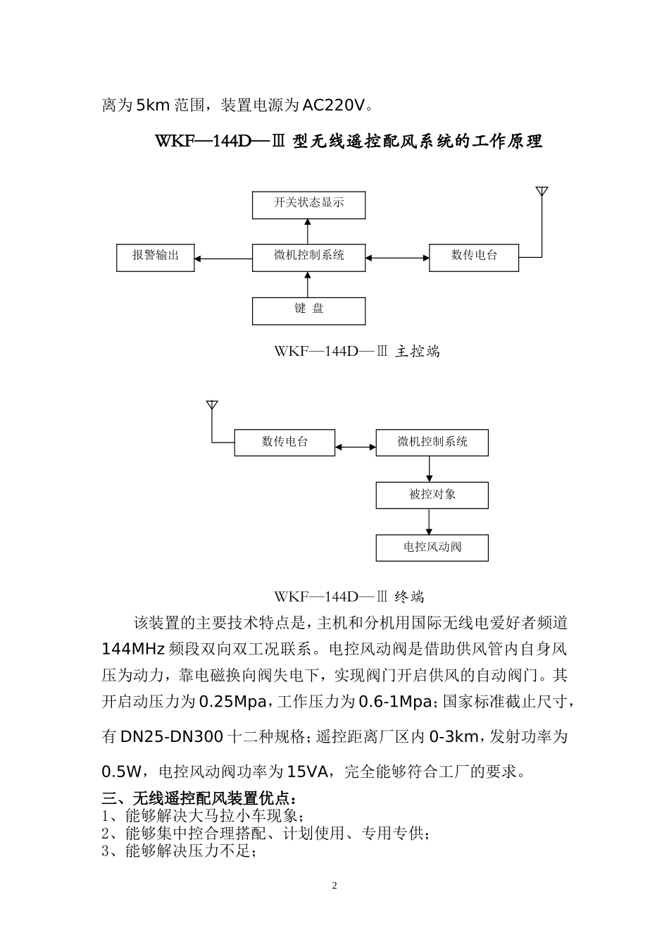 无线遥控配风系统空气压缩站应用new_第2页