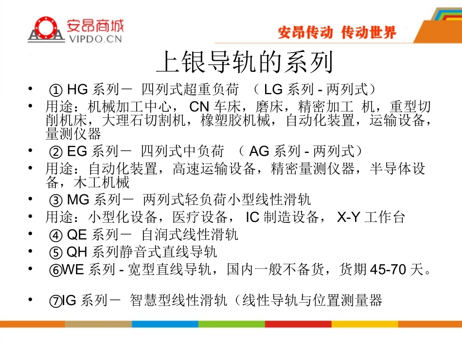 上银导轨HG系类——安昂_第2页