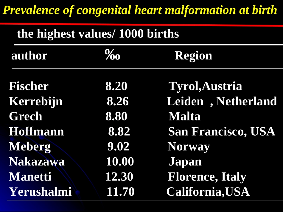 先天性心脏病流行病学材料_第3页