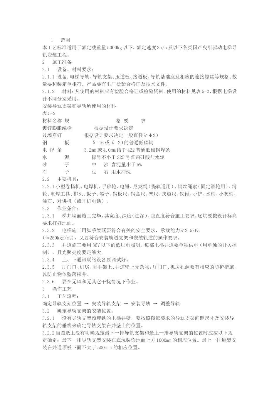 电梯导轨安装_第1页