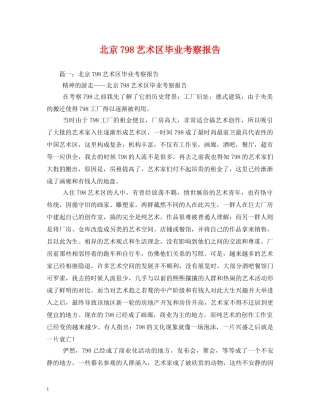 北京798艺术区毕业考察报告 (000002)