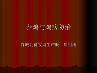 养鸡与鸡病防治演讲稿[1].ppt.lnk