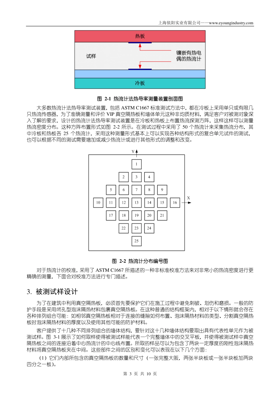 真空隔热板(VIP)及其墙体导热系数和热阻测试方案设计_第3页