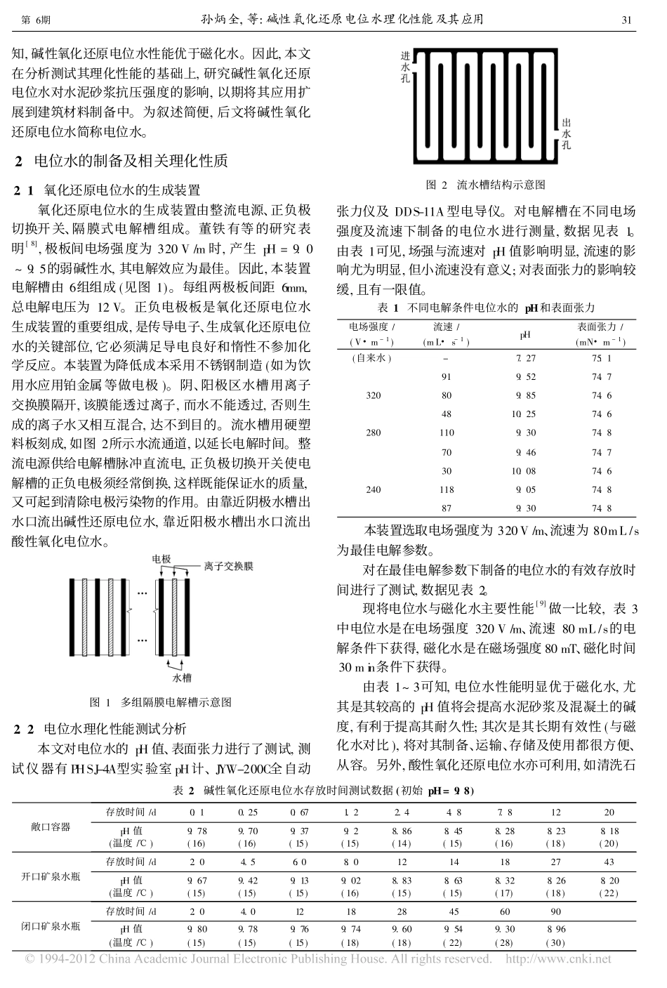 碱性氧化还原电位水理化性能及其应用_第2页