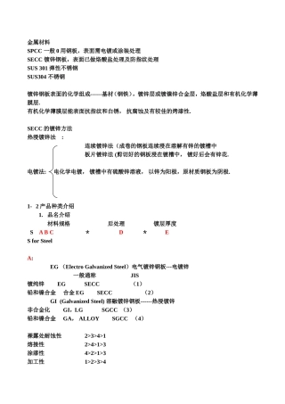 电镀方面知识