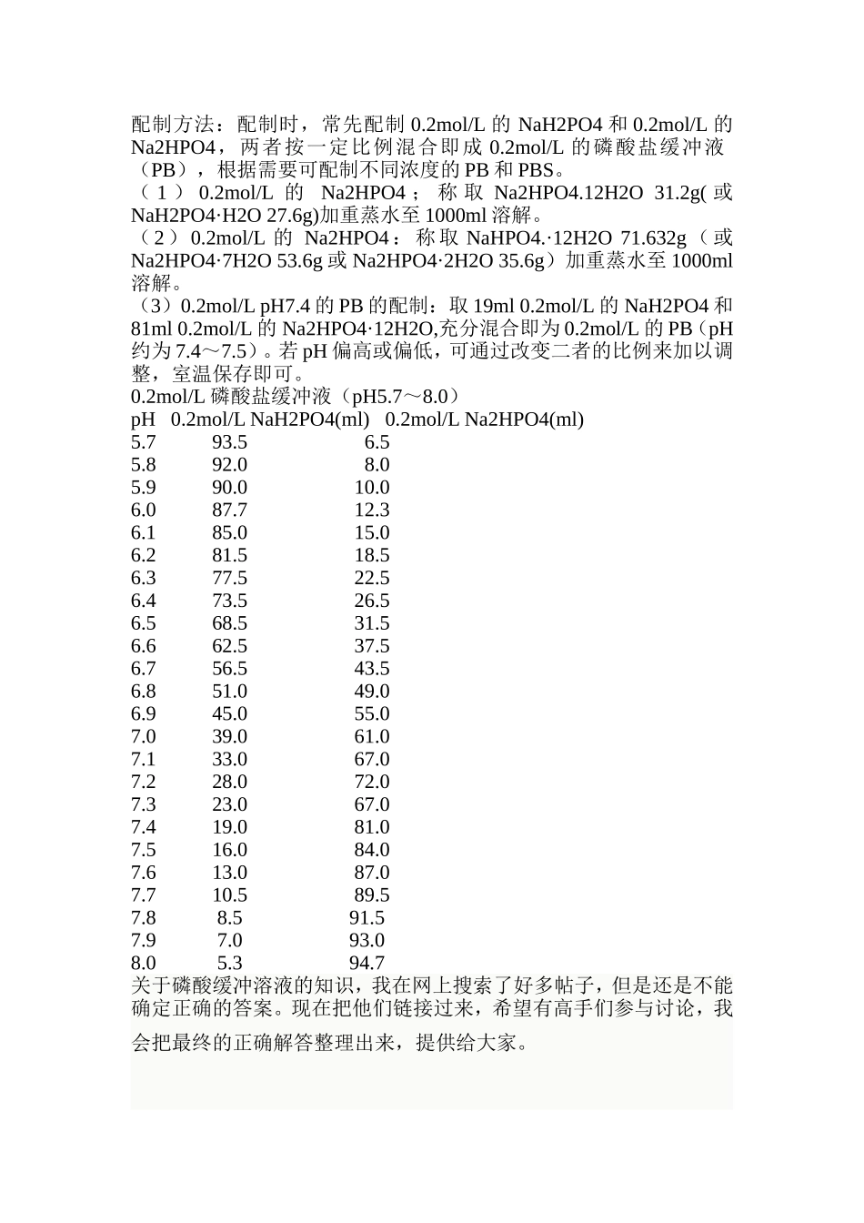 PBS缓冲液的配制方法_第3页
