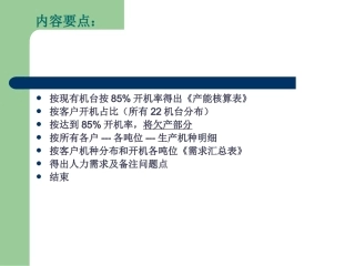 注塑车间产能分析(85%目标)