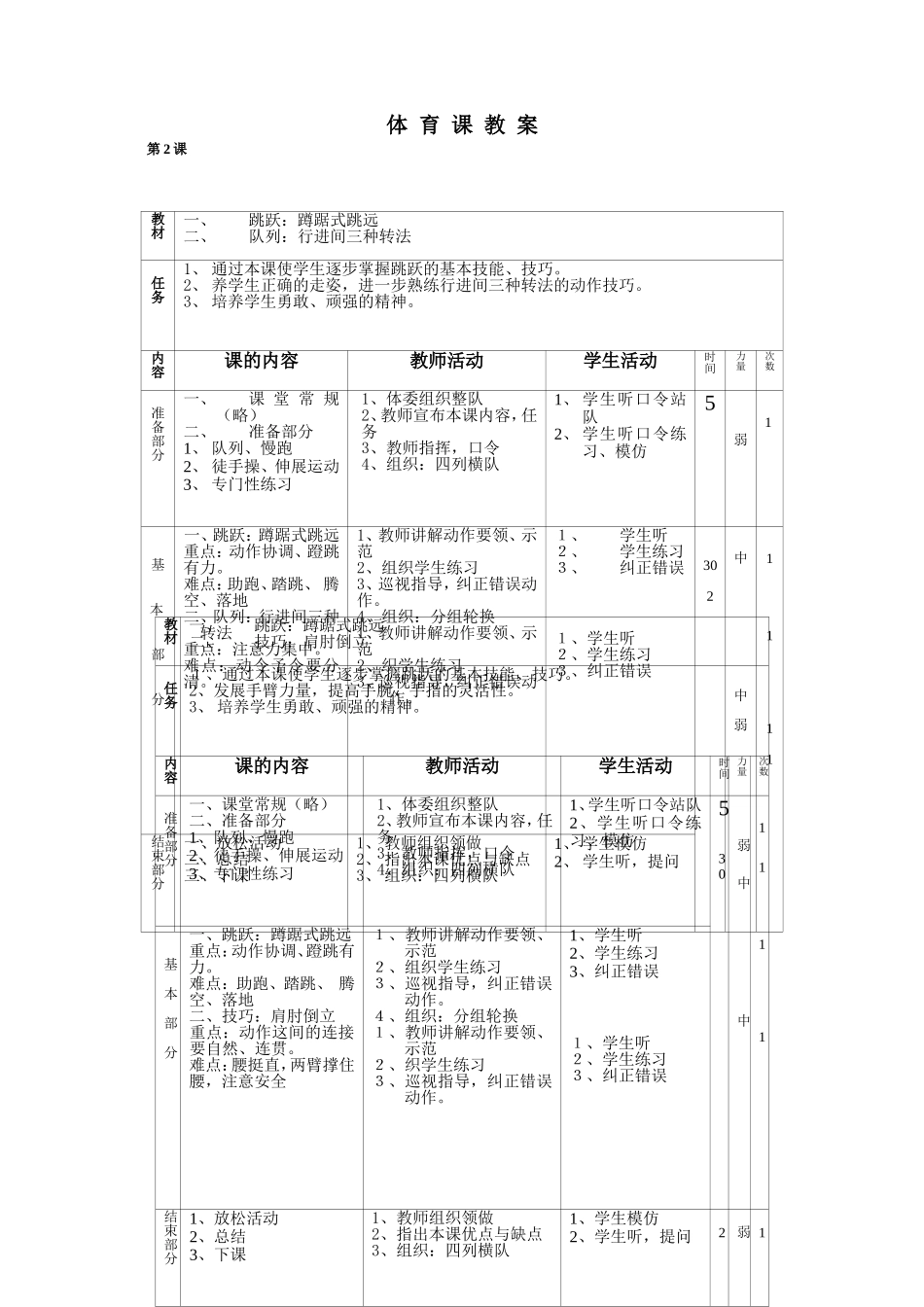 水平三全套教案_第2页