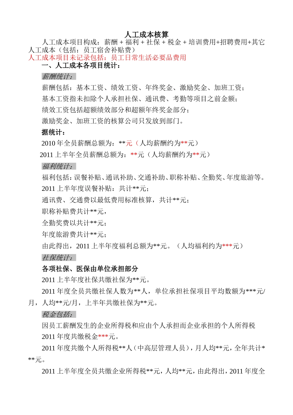 人工成本构成_第1页