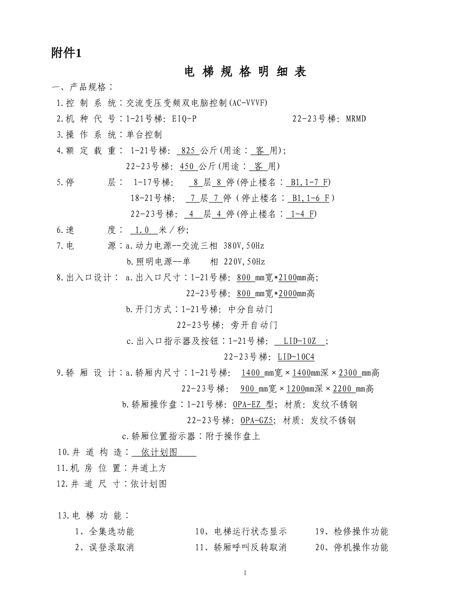 花园洋房电梯标准_第1页