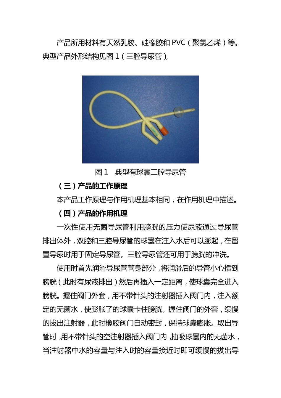 一次性使用无菌导尿管产品注册技术审查指导原则_第2页