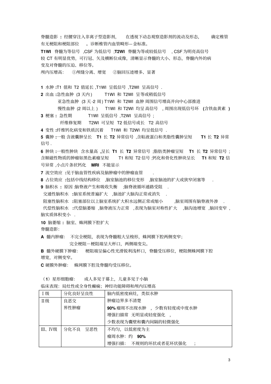 南方医科大学医学影像知识重点整理版讲解_第3页