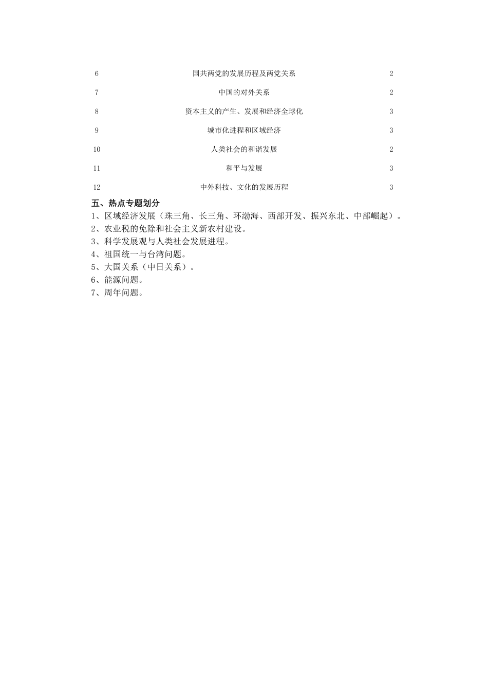 高考历史第二轮备考复习计划_第2页