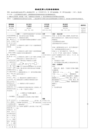 物体浮沉条件及应用导学案修改稿