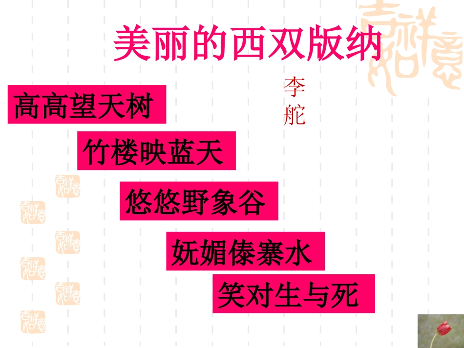 美丽的西双版纳 (2)_第1页