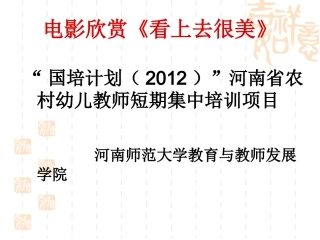 看上去很美》评