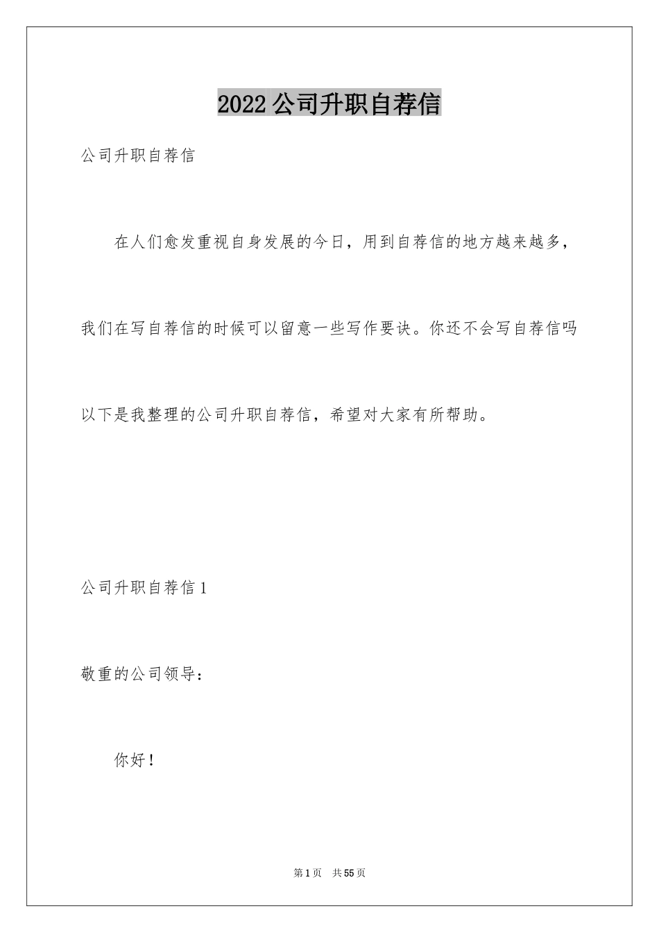 2024公司升职自荐信_1_第1页