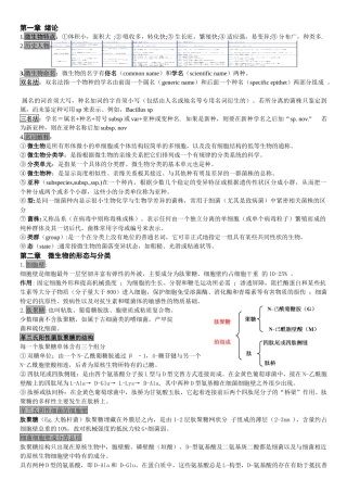 微生物考试特别篇