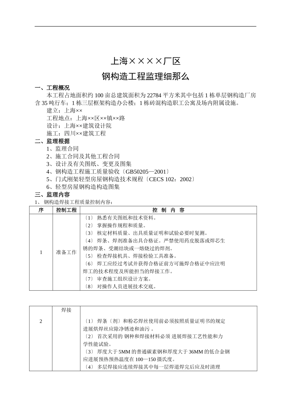 监理细则(上海钢结构部分)_第2页