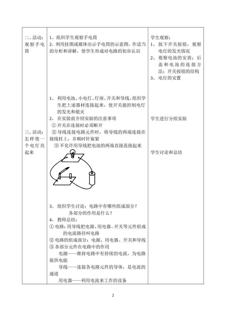 十三章1初识家用电器和电路_第2页