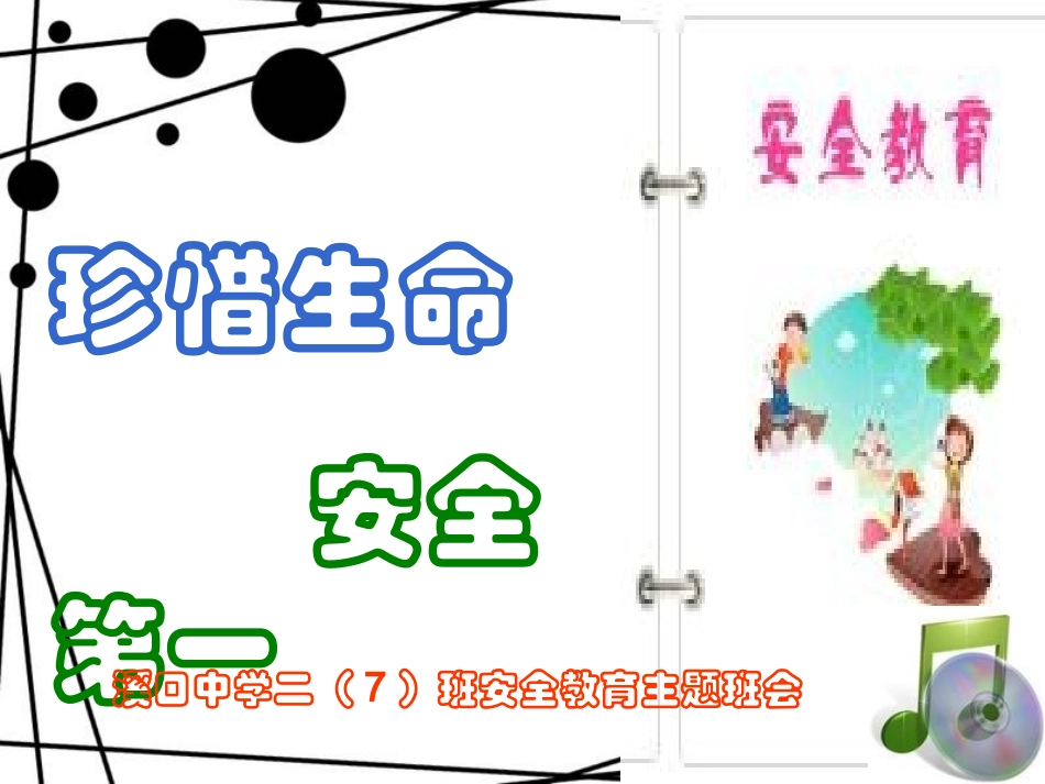 珍惜生命安全第一_第1页