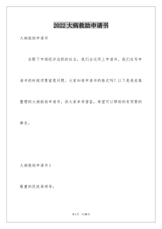 2024大病救助申请书_74