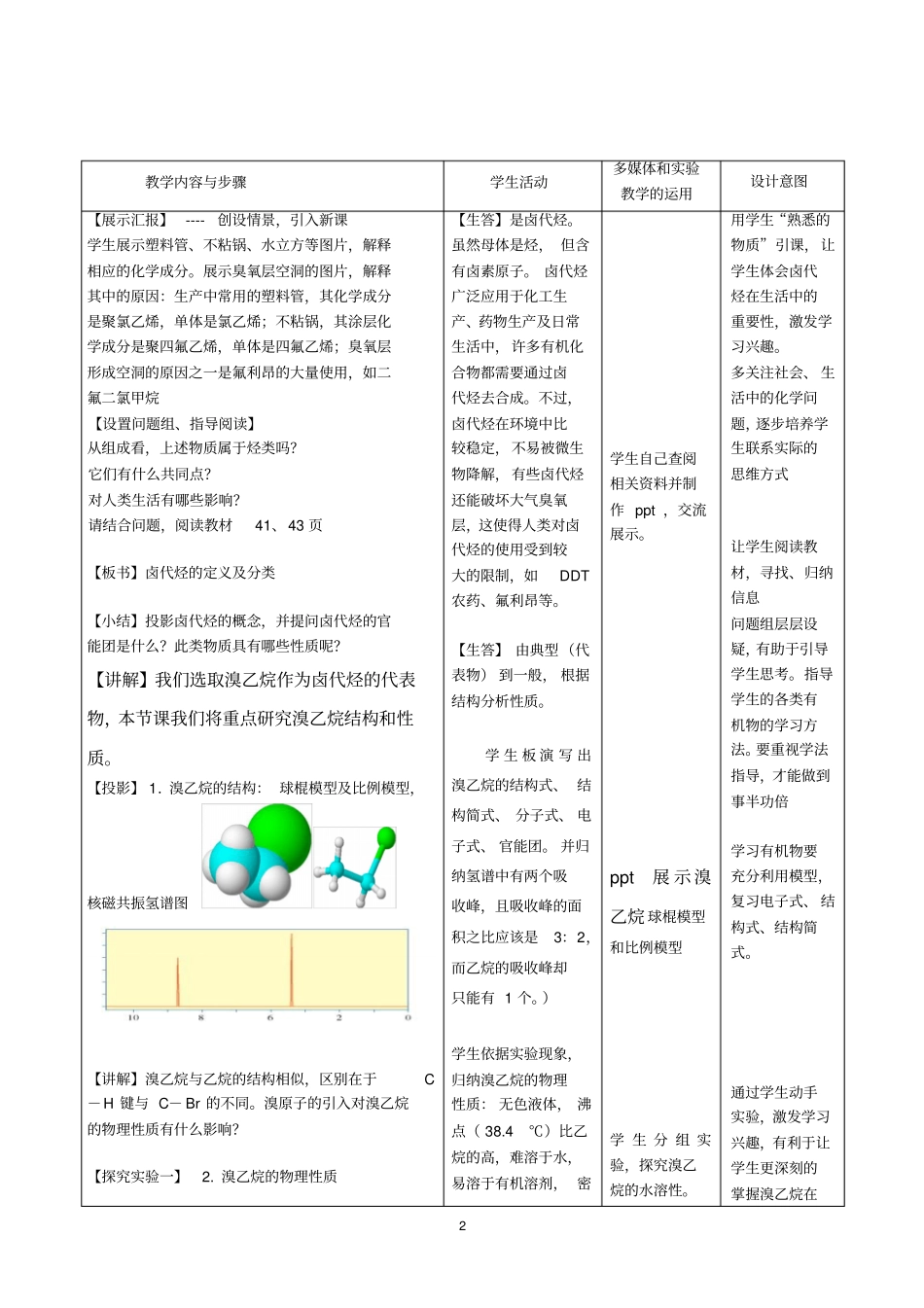 卤代烃教学设计_第2页