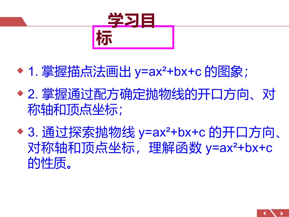 二次函数的图象和性质（第5课时）_第2页