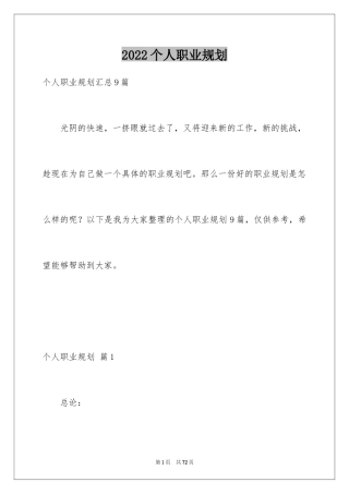 2024个人职业规划_311