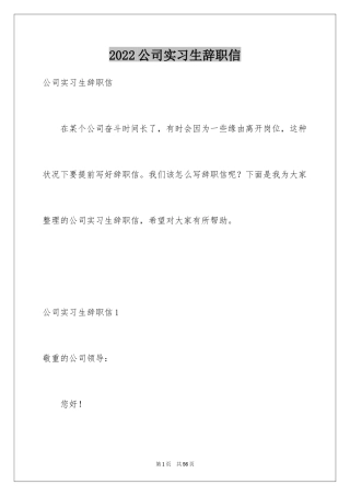 2024公司实习生辞职信_13